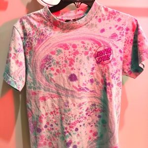 SANTA CRUZ WAVY T SHIRT SIZE SMALL